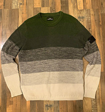 Stone Island Shadow Project Men's Gradient Knit Crewneck Sweater L picture