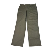 Oarsman J.Crew Mens Broken-in Straight Fit Chino Pants Olive Green 32x32 CD466 picture