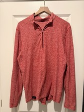 Lululemon 1/4 Zip Pullover Men's Medium Performance Golf Workout Reflective NWOT picture