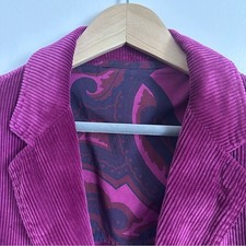 ETRO MILANO Corduroy Jacket - Plum / Purple / Fuschia picture
