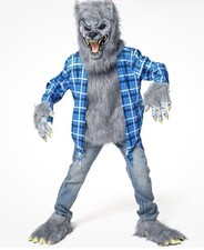 New Spooktacular Creations Kids Werewolf Halloween Costume Medium 8-10 picture