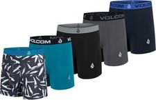 Volcom Mens Boxer Briefs 5 Pack Performance Boxer Briefs Underwear, Brushstroke picture