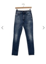 Saint Laurent High-Rise Skinny Jeans Medium Wash Size 25 picture