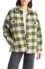 AllSaints Fenix Check Wool Blend Shirt Jacket picture