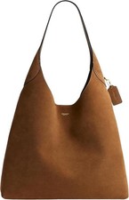 Coach Brooklyn 39 Shoulder Bag Cedar Suede Leather Large Women’s Bag picture