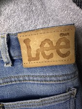 VTG Lee Riders Jeans 40x34 USA Distressed Patched Workwear 70s 80s picture