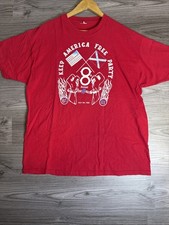 Vintage Hells Angels 90s biker Keep America Free Party 1995 Single Stitch Rare picture