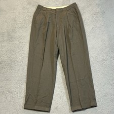 Vintage Giorgio Armani Le Collezioni Dress Pants Mens 34x30 Wool Blend Pleated picture
