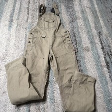Dovetail Workwear Freshley Overalls Women’s 8/32 Tan Canvas Double Knee picture
