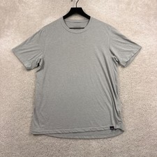 Patagonia Capilene Cool Trail T Shirt Mens Medium Gray Short Sleeve Hike Run picture