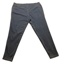 Serra Women's XL Blue Denim Jeggings Pull On Stretch Skinny Pants Medium Wash picture