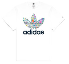 SIZE M - NEW Noah x Adidas Consortium Floral Paisley Logo Tee GS1389 WHITE picture