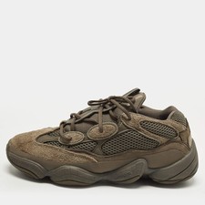 Yeezy x Adidas 500 Clay Brown Size 45 13 Brown Suede and Mesh Low Top Sneakers picture