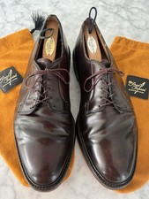Florsheim 11eee 11 3E Burgundy Shell Cordovan Vintage PTB Plain Toe Project Pair picture