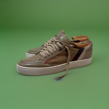 Burberry Check Sneakers Beige Size 39 EU US 8.5 picture