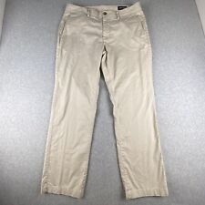 Bonobos Pants Mens 33x30 Tan Khaki Slim Chino Flat Front Preppy Career Workwear picture