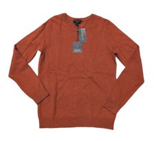 NWT Charter Club Luxury 100% Cashmere Sweater Men's Sm Crewneck Bronze Pecan New picture