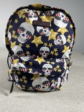 Betsey Johnson Patriotic Skull Backpack picture