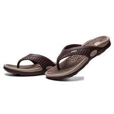 Men’s Flip Flops Summer Beach Sandals Slippers Adjustable Breathable EVA Casual picture