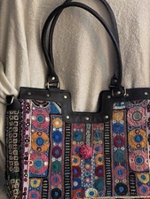 Karma Highway Gypsy Banjara XLG Tote|Shoulder Bag|Boho|Bohemian Patchwork Style picture