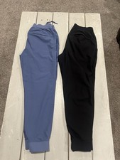 Lot 2 Lululemon Men’s ABC Jogger  27” Black & Blue Warpstreme Size S EXCELLENT picture