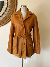 Vintage 60s Hays Leathers Deerskin Jacket Western Cowboy Distressed  M picture