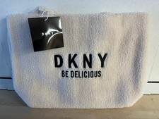 DKNY Be Delicious Sherpa Tote – Brand New with Tags - Plush Promo Item Bag picture