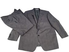 Samuelsohn 2 Piece Suit Blazer And Pants Colombo IceWool Silk Men's Size 48R picture
