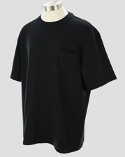 BOTTEGA VENETA Black Pima Cotton INTRECCIATO Pocket Short Sleeve T Shirt XXL NEW picture