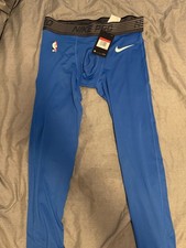 NIKE Pro Warm NBA Player Issued Men's Compression Tights Size Large picture