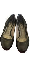 LifeStride Dreams Women's Black Wedge Pump Shoes Comfort Slip On Round Toe Mid picture