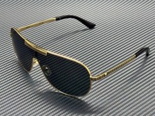 VERSACE VE2293 100287 Gold Dark Grey 70 mm Men's Sunglasses picture