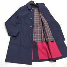 MACKINTOSH Men's42 Bonded Cotton Coat Loro Piana Detachable Wool Silk Liner Navy picture