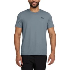 NWT Quiksilver Men's M Gray Innovate The Future T-Shirt Moisture-Wicking Stretch picture