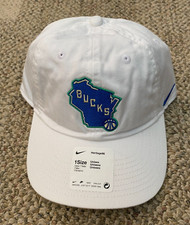 Nike NBA Milwaukee Bucks Cap Hat Heritage86 Gathering Place C11127 Adult OS picture