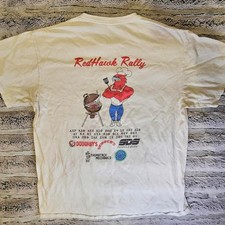 American-vintage Men's White and Cream T-shirt picture