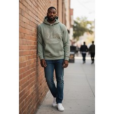 NBA Ultra Game Los Angeles Lakers Reigning Champ Hoodie Olive VHMI262F Mens M picture