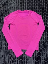 Lululemon Women’s Pink Swiftly Tech Long Sleeve 2.0 Race Length Size 4 picture
