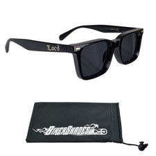 LOCS Super Dark Street Shades Modern Gangster Sunglasses Vintage Square picture