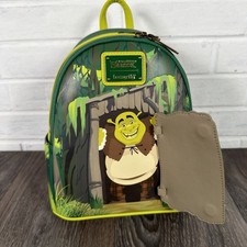 Loungefly DreamWorks Shrek Outhouse Moving Door Mini Backpack Cosplay New NWT picture