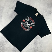 Vintage Rancid “Hooligans” Punk Rock Band T Shirt 2002 Navy Blue Size Medium 00s picture