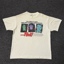 Witness Wear RARE Big Bang Religious Jesus GRAIL T-Shirt Vintage 80s Mens Sz L picture