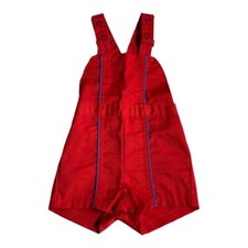 Vintage Carters Romper Baby 24 Months Sailor Red Outfit Infant OnePiece Overalls picture