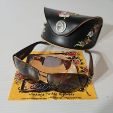 Vintage Ed Hardy EHS 019 Speed Kills Sunglasses picture
