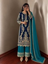 BOLLYWOOD DRESS SALWAR KAMEEZ INDIAN DESIGNER WEDDING PAKISTANI PARTY WEAR SUIT picture