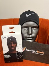 NIKE DRI-FIT Terra Beanie Black Running Cold Weather Nike Beanie picture
