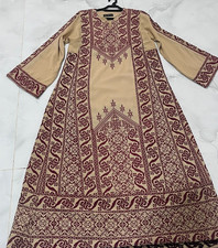 Vintage Fabulous Hand Embroidered Palestinian Thobe Dress 140x50 Cm picture