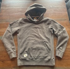 Tracksmith Trackhouse Sweatshirt Small Brown Olive Mauve Reverse Weave Hoodie picture