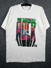 Vintage 90s The Incredible Hulk Marvel Comics Bruce Banner T Shirt L picture