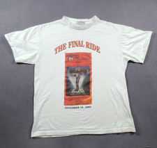 Vintage Nascar 1992 Richard Petty The Final Ride Hooters Single Stitch Made USA  picture
